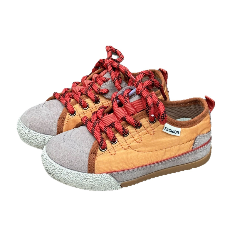 Asmmini dječje šarene platnene tenisice za proljeće i ljeto, unisex, s Velcro kopčom, prozračne, otporne na habanje, casual obuće