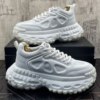 Adidași bărbați cu talpă groasă, stil dad shoes, nou pentru primăvara 2026, versatili, cresc înălțimea