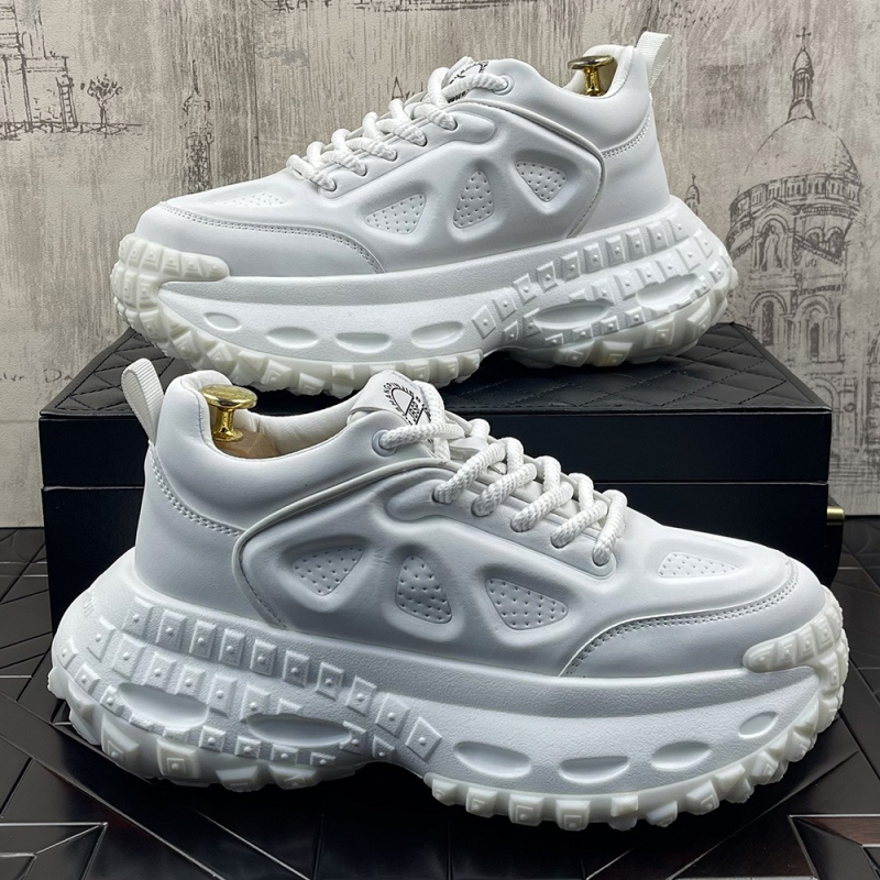 Adidași bărbați cu talpă groasă, stil dad shoes, nou pentru primăvara 2026, versatili, cresc înălțimea