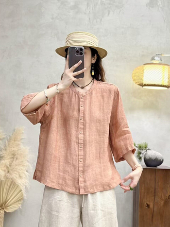 Top cardigan damă, culoare solidă, mâneci scurte, croială lejeră, primăvară-vară