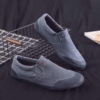 Pantofi bărbați din pânză, stil Beijing vechi, slip-on, pantofi de condus respirabili, model 2026