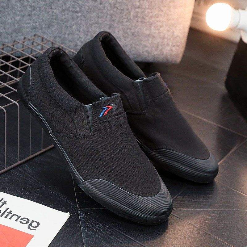 Pantofi bărbați din pânză, stil Beijing vechi, slip-on, pantofi de condus respirabili, model 2026