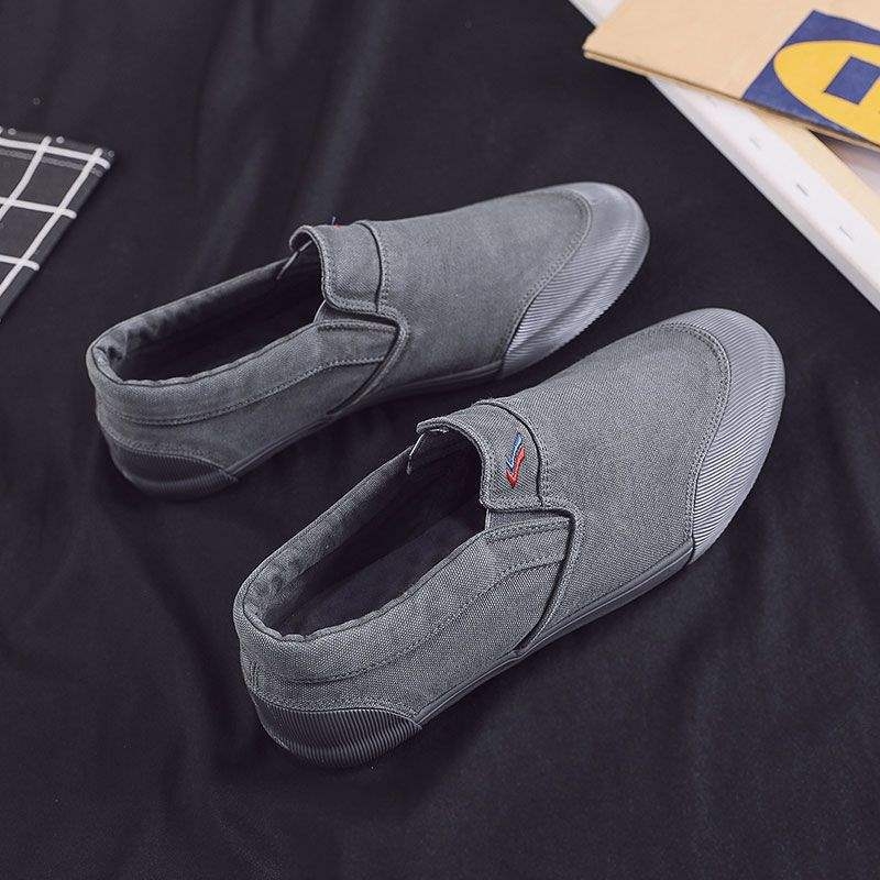 Pantofi bărbați din pânză, stil Beijing vechi, slip-on, pantofi de condus respirabili, model 2026