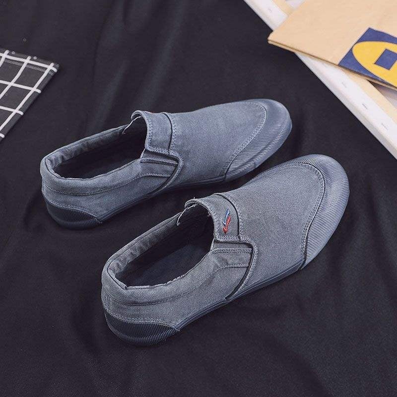 Pantofi bărbați din pânză, stil Beijing vechi, slip-on, pantofi de condus respirabili, model 2026