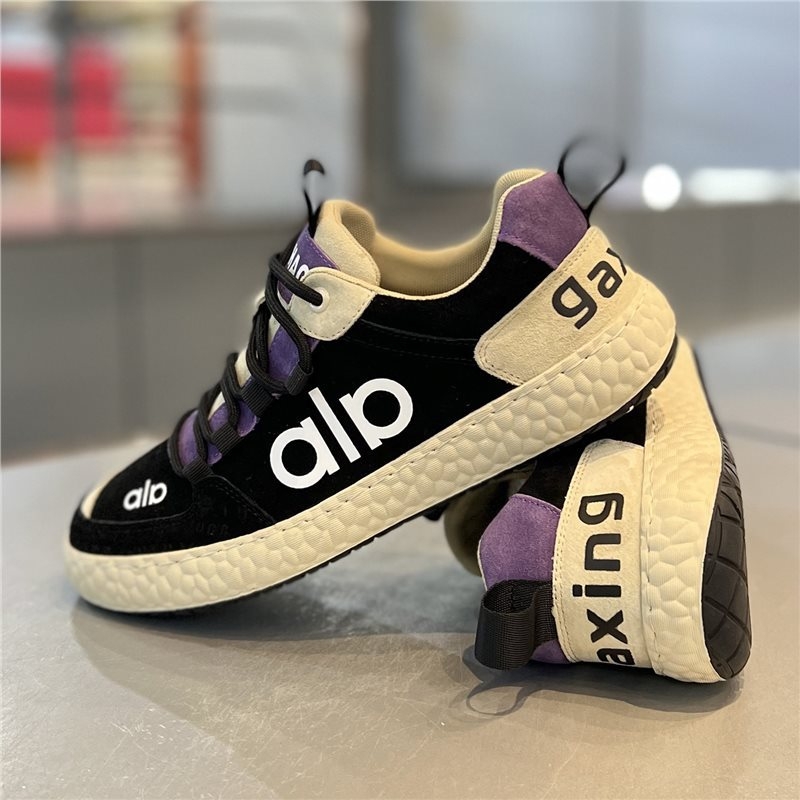 Férfi divatcipő, 2025 tél, casual velúr sneaker színblokkokkal, A-Gan stílus