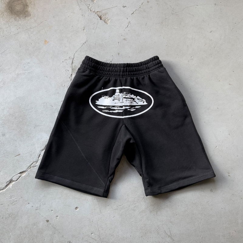 Pulover cu guler rotund, imprimat Hip-Hop Streetwear, căptușit cu fleece, pentru bărbați, set sportiv