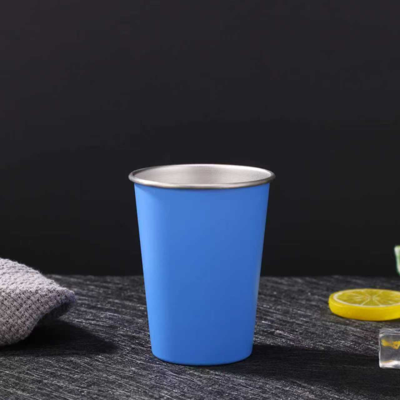 Κούπα από ανοξείδωτο ατσάλι 304 – για γραφείο και καφέ, μεγάλη χωρητικότητα, ελαφριά πολυτέλεια, φορητή, σχέδιο εμπνευσμένο από τα Μέσα Κοινωνικής Δικτύωσης