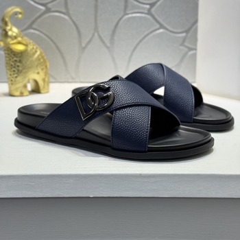 Sandale din piele naturală pentru bărbați 2025, slip-on, ușoare, antiderapante, pentru plajă.