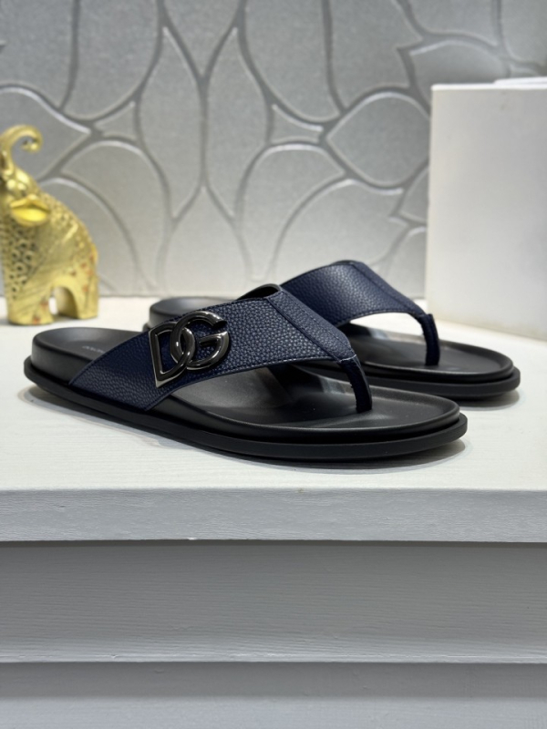 Sandale din piele naturală pentru bărbați 2025, slip-on, ușoare, antiderapante, pentru plajă.