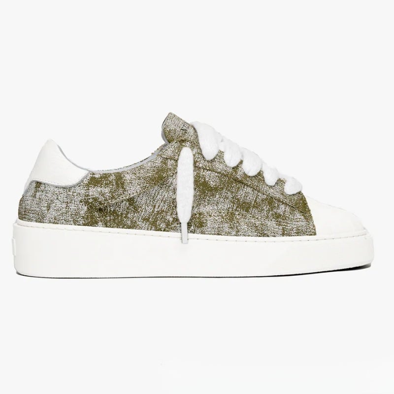 NUMERIS Pantofi sport din piele, vârf de scoică, bloc de culori, stil occidental, unisex, talpă groasă, șireturi
