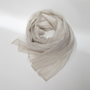 Női Maito organza-stílusú sál, nyári könnyű, napvédelem, művészi vintage sál, 205×75 cm, poliészter