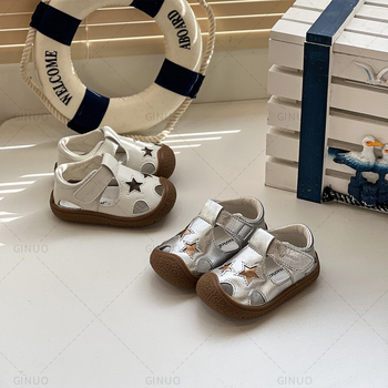 Uniszex gyerek nyári szandál, légáteresztő, puha talp, Velcro, Méret 18–30, 12–36 hónap