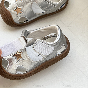 Uniszex gyerek nyári szandál, légáteresztő, puha talp, Velcro, Méret 18–30, 12–36 hónap