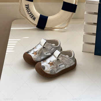 Uniszex gyerek nyári szandál, légáteresztő, puha talp, Velcro, Méret 18–30, 12–36 hónap