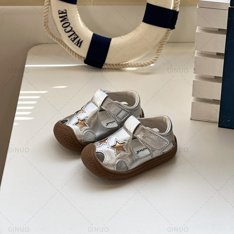 Uniszex gyerek nyári szandál, légáteresztő, puha talp, Velcro, Méret 18–30, 12–36 hónap