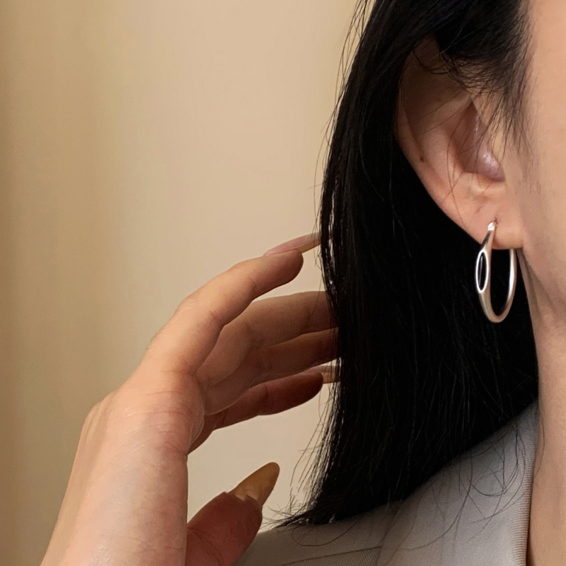 Koreai stílusú minimalist spirál fülbevalók nőknek, sokoldalú és magas minőségű