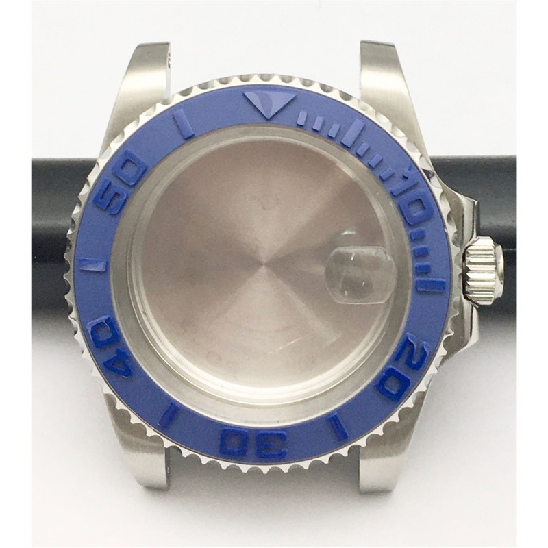 Crno-zelena kutija kućišta za mehanički sat s dodacima u stilu Submariner, kompatibilna s 8215, 8200, 2813