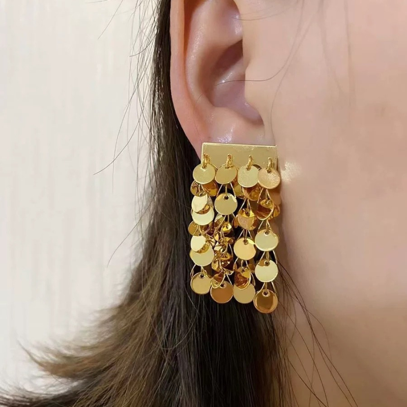 Függő fülbevalók nőknek – magas minőségű, egyedi dizájn, elegáns és stílusos, retro minimalista, kifinomult