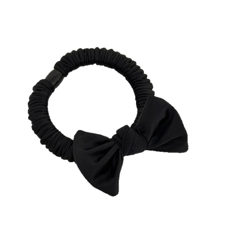 Koreai ihletésű, egyszerű selymes anyagból készült hajgumi, retro, elegáns és sokoldalú