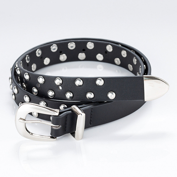 Curea pentru femei din PU leather cu cataramă argintie, casuală și versatilă, accesoriu pentru talie potrivit pentru costume și blugi, stil coreean