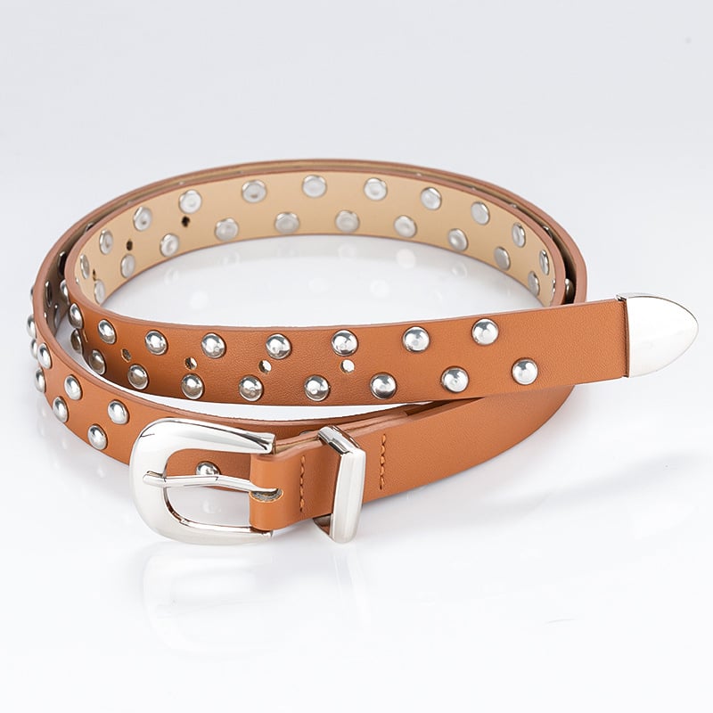 Curea pentru femei din PU leather cu cataramă argintie, casuală și versatilă, accesoriu pentru talie potrivit pentru costume și blugi, stil coreean