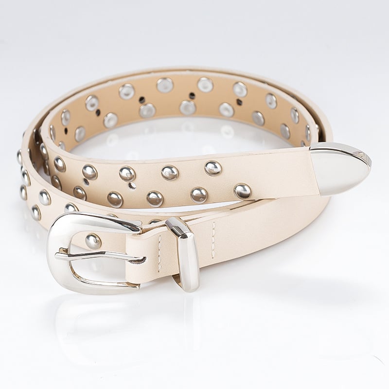 Curea pentru femei din PU leather cu cataramă argintie, casuală și versatilă, accesoriu pentru talie potrivit pentru costume și blugi, stil coreean