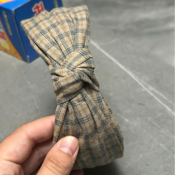 Diademă vintage în carouri, bandă de păr cu coroană înaltă pentru femei, accesoriu pentru păr, agrafă, elegant și la modă, aspect tineresc