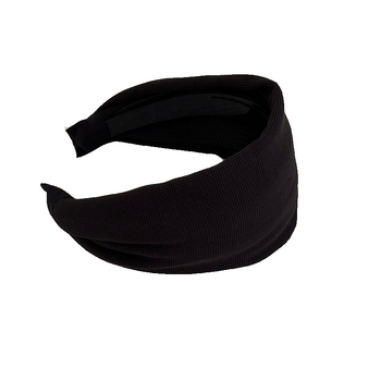 Bandă de păr vintage coreeană minimalistă, lată, confortabilă, culoare solidă, coroană înaltă, stil blogger, pentru femei