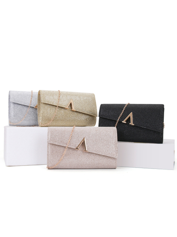 Prom Queen poliészter clutch nőknek — esti és esküvői kézitáska keresztpánttal, hengeres alakú