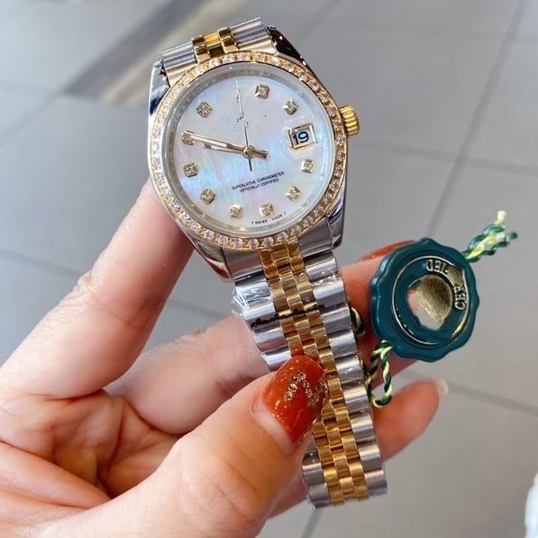 Laojia Diary Ceas mecanic complet automat – Unisex, stil retro, safir și cristale, oțel inoxidabil