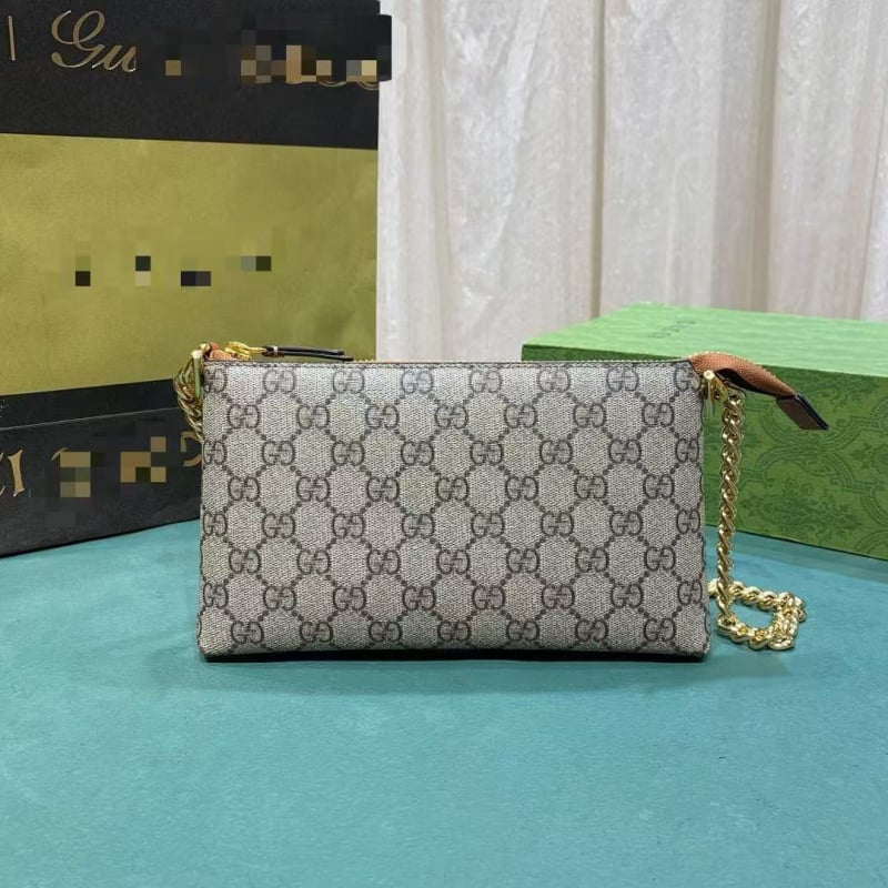 Geantă clutch din PVC, stil plic, cu fermoar, mică poșetă de mână pentru telefon