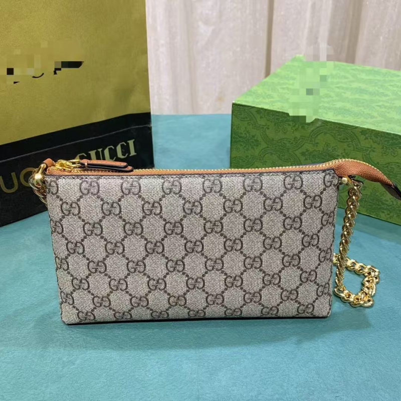 Geantă clutch din PVC, stil plic, cu fermoar, mică poșetă de mână pentru telefon