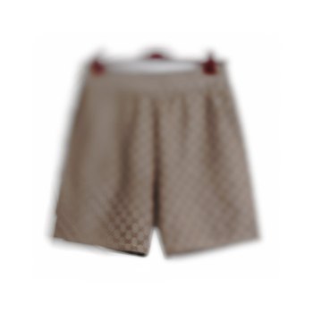Kifinomult, egyedi jacquard logóval ellátott rövidujjú ing, laza szabás, mindennapi szett