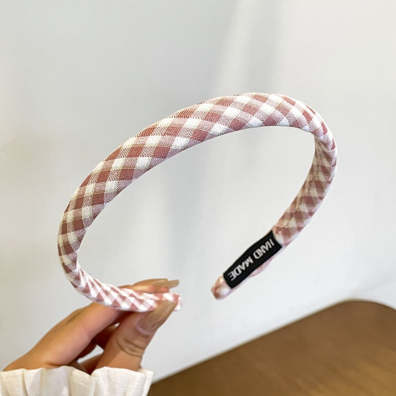 Bandă de păr țesută în verde muștar, bandă de cap din burete, vară, design răsucit, accesorii feminine proaspăt și drăguț în stil coreean