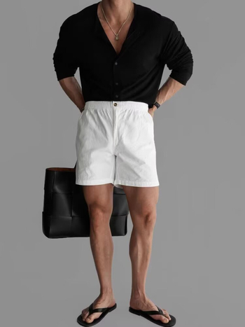 Férfi ing texturált ice-silk és bambusz mintával, álló gallér, hosszú ujjak, slim-fit, UV-védett