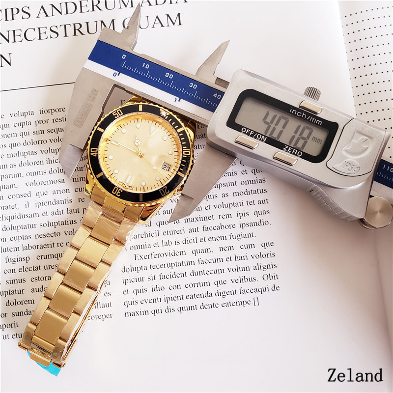 Ceas mecanic pentru bărbați, stil business, din oțel inoxidabil, 41 mm diametru cadran, rezistență la apă 100 m