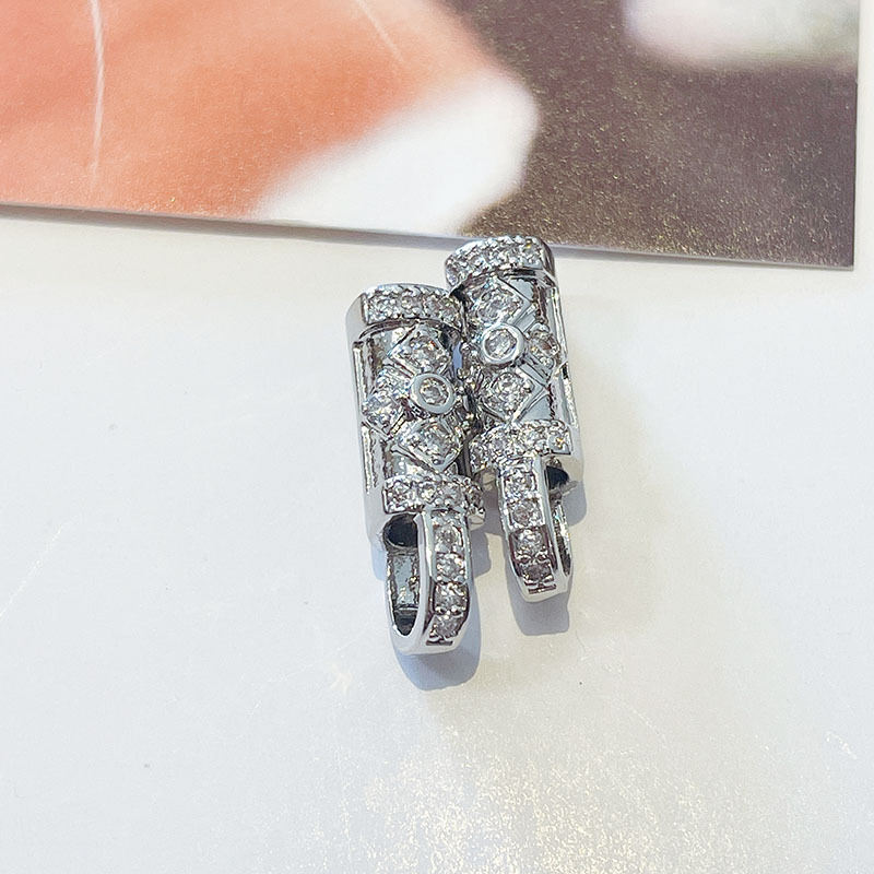 Négyszögletes gyémánt gomb Buddha amulettláncához, mikró-bevéselt gyémánt, 925 ezüst, aranyozott ékszer kiegészítő