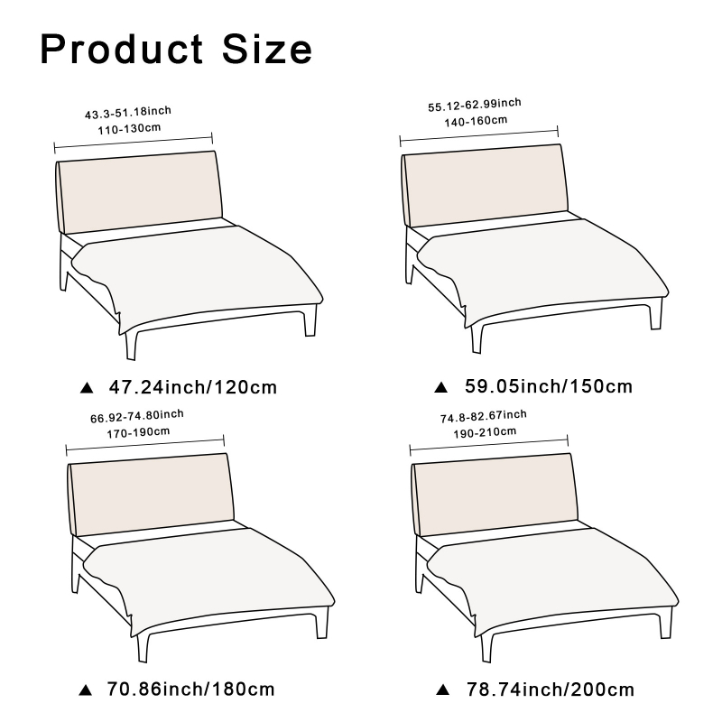 Teljes lefedésű fejtámla huzat, puha párnahuzat macska-karcolás elleni védelemmel, modern minimalista porvédő.