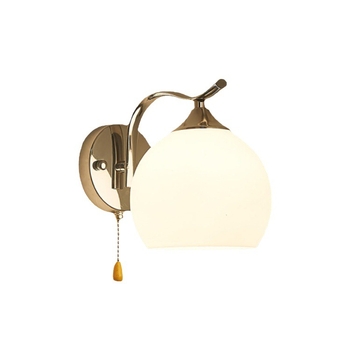 Lampă de perete LED modernă, minimalistă, pentru dormitor lângă pat, potrivită pentru living, hol și scară, cu întrerupător la șnur