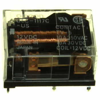 Výkonové relé G6C-1117P-FD-US-24VDC, 10A, 4-kolíkové