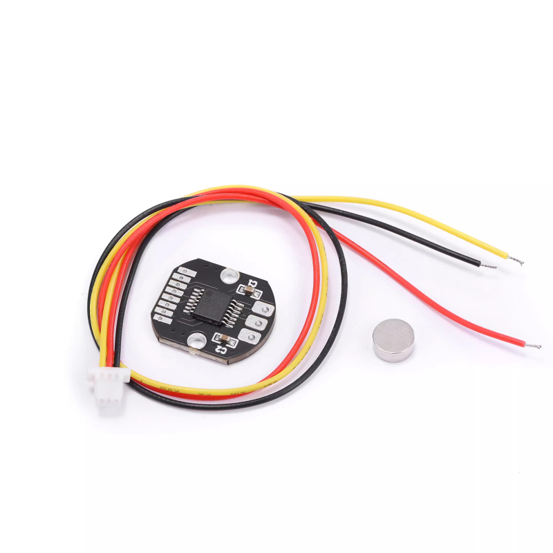 Magnetický enkodér AS5048A, 14-bitový vysoko presný modul magnetického uhlového snímača s magnetom