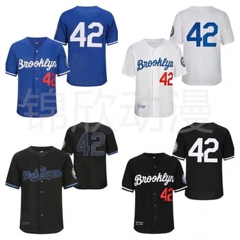 Tricou baseball cu mâneci scurte, imprimeu în tendințe, mărimea 42