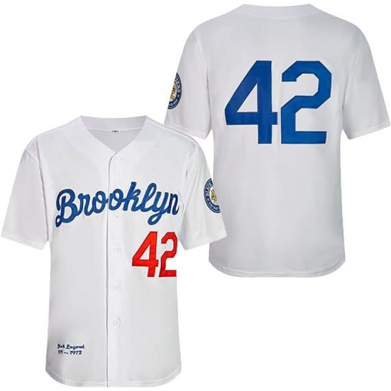 Tricou baseball cu mâneci scurte, imprimeu în tendințe, mărimea 42