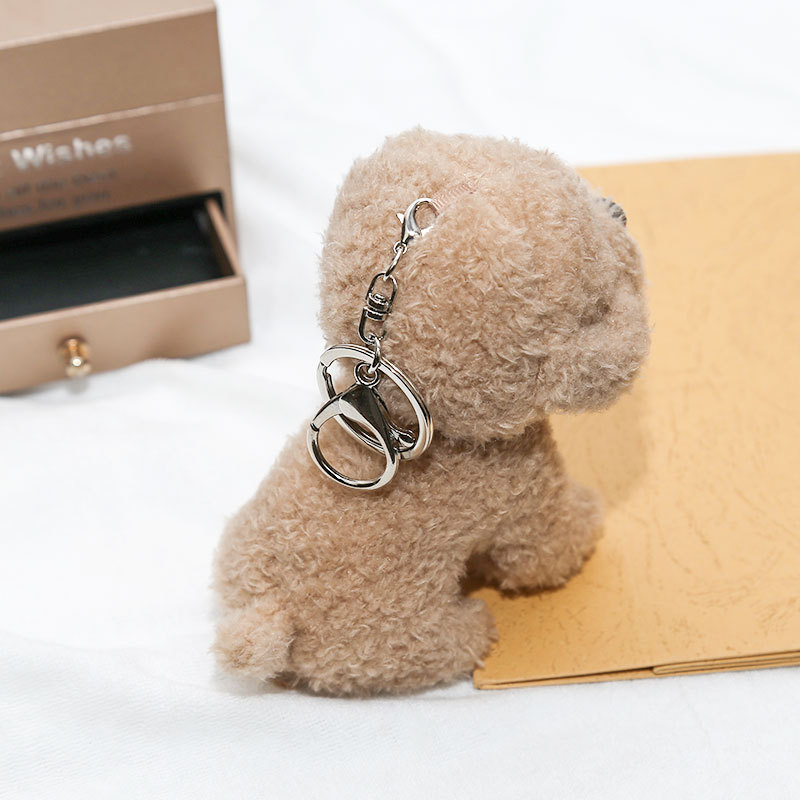 Γλυκό λούτρινο σκυλάκι Teddy – κρεμαστό για σακίδιο