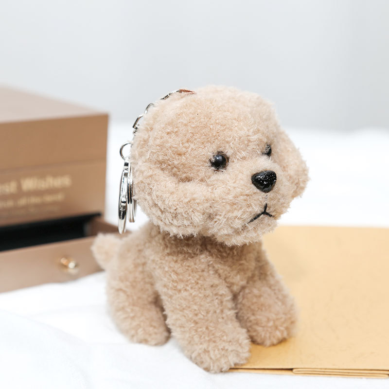 Γλυκό λούτρινο σκυλάκι Teddy – κρεμαστό για σακίδιο