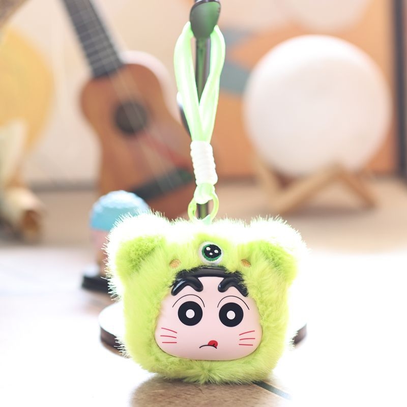 Χαριτωμένο plush κρεμαστό Crayon Shin-Chan από βινύλιο, διακοσμητικό για τσάντα και μπρελόκ