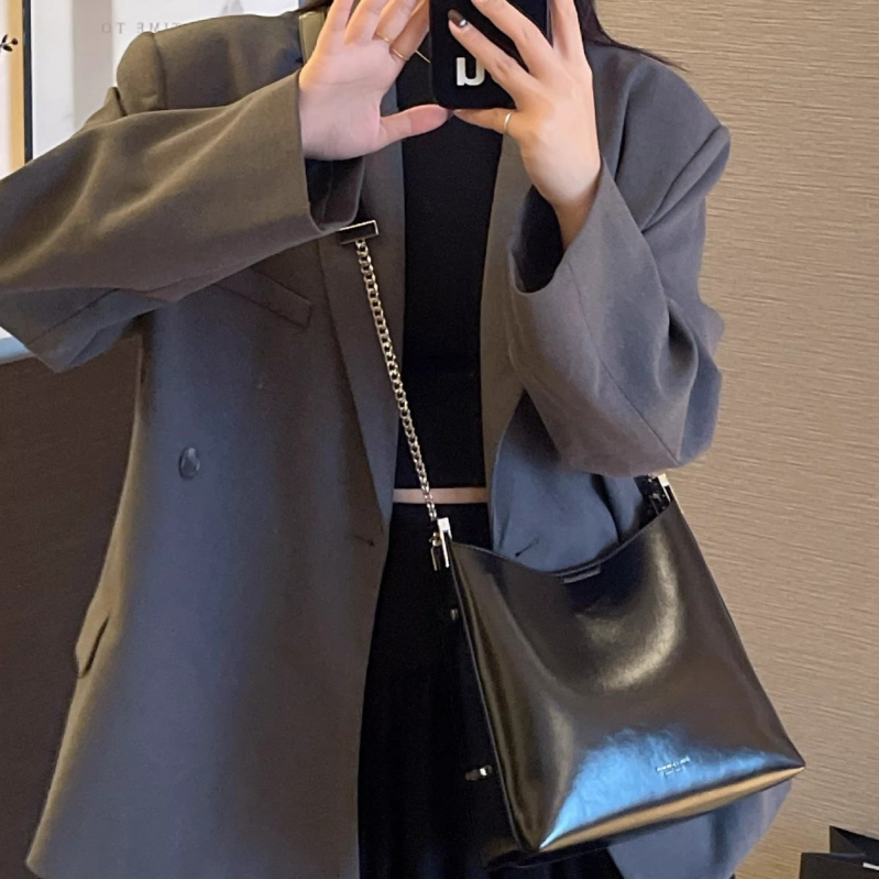 Geantă tote din piele tratată cu ulei- Ceară pentru femei, model 2026, versatilă, peste umăr sau crossbody