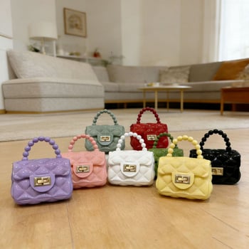 Geantă transparentă din PVC pentru copii, mini crossbody, design drăguț