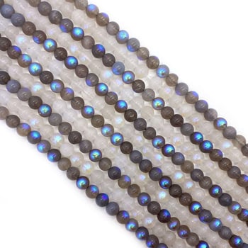 Természetes kőből készült imitat labradorit holdkő gyöngyök, 6-10mm, DIY ékszerekhez