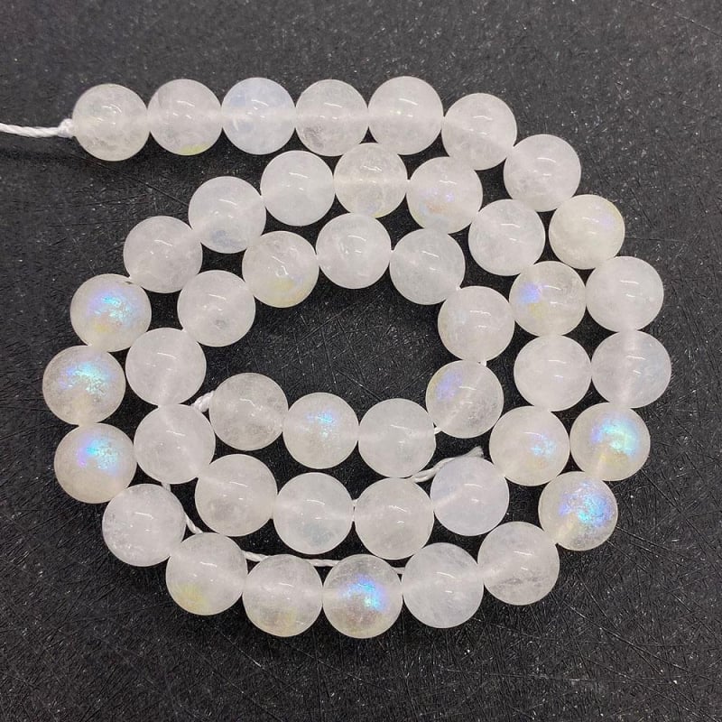 Természetes kőből készült imitat labradorit holdkő gyöngyök, 6-10mm, DIY ékszerekhez